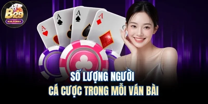 Số lượng người cá cược trong mỗi ván bài